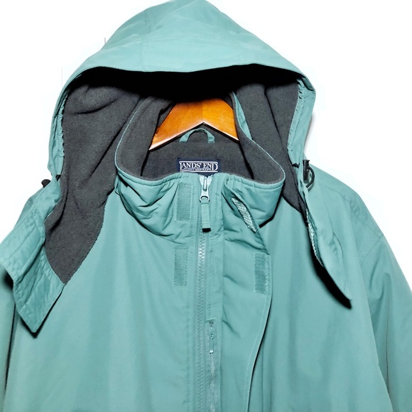 Lands End Tall Waterproof Squall Parka 2XLT 50-52 - Picture 9 of 13